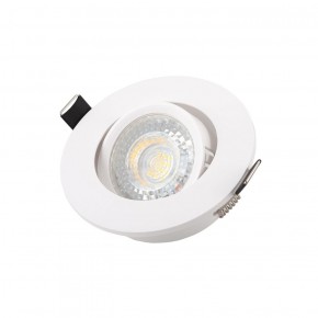 DK3020-WH Встраиваемый светильник, IP 20, 10 Вт, GU5.3, LED, белый, пластик в Урае - uray.ok-mebel.com | фото 3