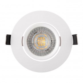 DK3020-WH Встраиваемый светильник, IP 20, 10 Вт, GU5.3, LED, белый, пластик в Урае - uray.ok-mebel.com | фото