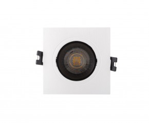 DK3021-WB Встраиваемый светильник, IP 20, 10 Вт, GU5.3, LED, белый/черный, пластик в Урае - uray.ok-mebel.com | фото 1