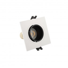 DK3021-WB Встраиваемый светильник, IP 20, 10 Вт, GU5.3, LED, белый/черный, пластик в Урае - uray.ok-mebel.com | фото 2