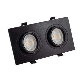 DK3022-BK Встраиваемый светильник, IP 20, 10 Вт, GU5.3, LED, черный, пластик в Урае - uray.ok-mebel.com | фото