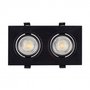DK3022-BK Встраиваемый светильник, IP 20, 10 Вт, GU5.3, LED, черный, пластик в Урае - uray.ok-mebel.com | фото 2