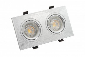 DK3022-CM Встраиваемый светильник, IP 20, 10 Вт, GU5.3, LED, серый, пластик в Урае - uray.ok-mebel.com | фото 3