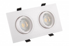 DK3022-WH Встраиваемый светильник, IP 20, 10 Вт, GU5.3, LED, белый, пластик в Урае - uray.ok-mebel.com | фото