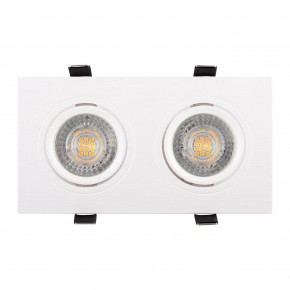 DK3022-WH Встраиваемый светильник, IP 20, 10 Вт, GU5.3, LED, белый, пластик в Урае - uray.ok-mebel.com | фото 2