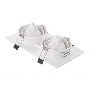 DK3022-WH Встраиваемый светильник, IP 20, 10 Вт, GU5.3, LED, белый, пластик в Урае - uray.ok-mebel.com | фото 3