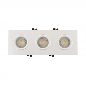 DK3023-WH Встраиваемый светильник, IP 20, 10 Вт, GU5.3, LED, белый, пластик в Урае - uray.ok-mebel.com | фото