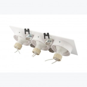 DK3023-WH Встраиваемый светильник, IP 20, 10 Вт, GU5.3, LED, белый, пластик в Урае - uray.ok-mebel.com | фото 4