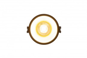 DK3026-BG Встраиваемый светильник, IP 20, 10 Вт, GU5.3, LED, черный/золотой, пластик в Урае - uray.ok-mebel.com | фото 2