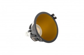 DK3026-BG Встраиваемый светильник, IP 20, 10 Вт, GU5.3, LED, черный/золотой, пластик в Урае - uray.ok-mebel.com | фото 4
