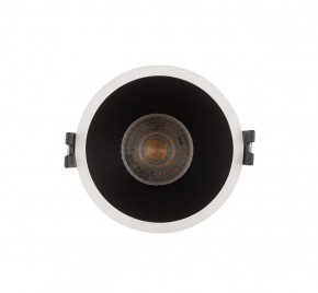 DK3026-WB Встраиваемый светильник, IP 20, 10 Вт, GU5.3, LED, белый/черный, пластик в Урае - uray.ok-mebel.com | фото 1