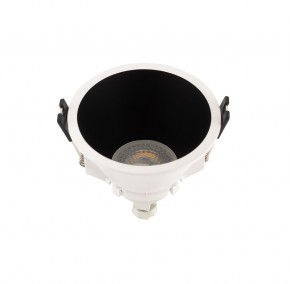 DK3026-WB Встраиваемый светильник, IP 20, 10 Вт, GU5.3, LED, белый/черный, пластик в Урае - uray.ok-mebel.com | фото 2