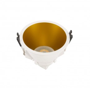 DK3026-WG Встраиваемый светильник, IP 20, 10 Вт, GU5.3, LED, белый/золотой, пластик в Урае - uray.ok-mebel.com | фото 2