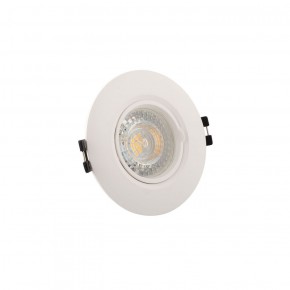 DK3028-WH Встраиваемый светильник, IP 20, 10 Вт, GU5.3, LED, белый, пластик в Урае - uray.ok-mebel.com | фото 2
