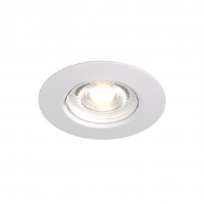 DK3028-WH Встраиваемый светильник, IP 20, 10 Вт, GU5.3, LED, белый, пластик в Урае - uray.ok-mebel.com | фото 5