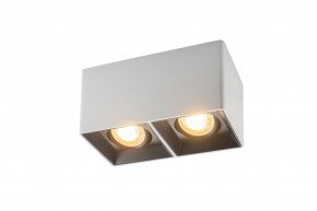 DK3035-WB Светильник накладной IP 20, 10 Вт, GU5.3, LED, белый/черный, пластик в Урае - uray.ok-mebel.com | фото