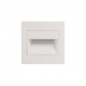DK3050-WH Светильник встраиваемый в стену, IP 20, LED 3000, 1 Вт, белый, пластик в Урае - uray.ok-mebel.com | фото 3