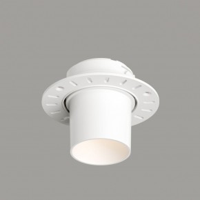 DK3057-WH Встраиваемый светильник под шпатлевку, IP20, до 15 Вт, LED, GU5,3, белый, пластик в Урае - uray.ok-mebel.com | фото