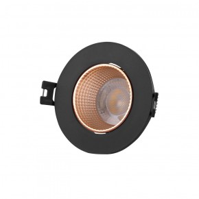 DK3061-BBR Встраиваемый светильник, IP 20, 10 Вт, GU5.3, LED, черный/бронзовый, пластик в Урае - uray.ok-mebel.com | фото 1