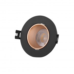 DK3061-BBR Встраиваемый светильник, IP 20, 10 Вт, GU5.3, LED, черный/бронзовый, пластик в Урае - uray.ok-mebel.com | фото
