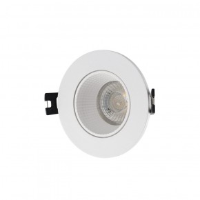 DK3061-WH Встраиваемый светильник, IP 20, 10 Вт, GU5.3, LED, белый/белый, пластик в Урае - uray.ok-mebel.com | фото