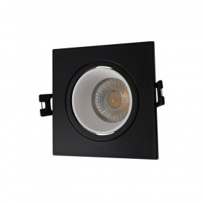 DK3071-BK+WH Встраиваемый светильник, IP 20, 10 Вт, GU5.3, LED, черный/белый, пластик в Урае - uray.ok-mebel.com | фото