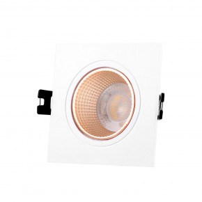 DK3071-WBR Встраиваемый светильник, IP 20, 10 Вт, GU5.3, LED, белый/бронзовый, пластик в Урае - uray.ok-mebel.com | фото