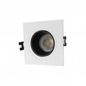 DK3071-WH+BK Встраиваемый светильник, IP 20, 10 Вт, GU5.3, LED, белый/черный, пластик в Урае - uray.ok-mebel.com | фото