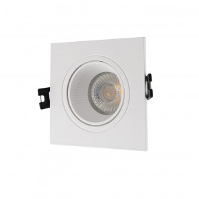 DK3071-WH Встраиваемый светильник, IP 20, 10 Вт, GU5.3, LED, белый/белый, пластик в Урае - uray.ok-mebel.com | фото 1