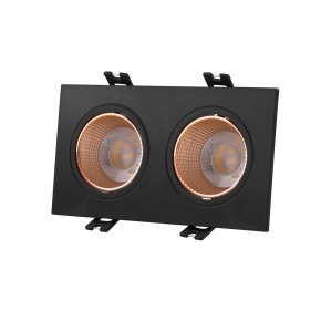 DK3072-BBR Встраиваемый светильник, IP 20, 10 Вт, GU5.3, LED, черный/бронзовый, пластик в Урае - uray.ok-mebel.com | фото