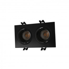 DK3072-BK Встраиваемый светильник, IP 20, 10 Вт, GU5.3, LED, черный/черный, пластик в Урае - uray.ok-mebel.com | фото