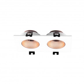 DK3072-WBR Встраиваемый светильник, IP 20, 10 Вт, GU5.3, LED, белый/бронзовый, пластик в Урае - uray.ok-mebel.com | фото 2