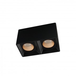DK3085-BK+BR Светильник накладной IP 20, 10 Вт, GU5.3, LED, черный/бронзовый, пластик в Урае - uray.ok-mebel.com | фото