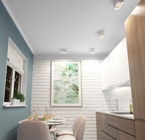 DK3085-WH+BR Светильник накладной IP 20, 10 Вт, GU5.3, LED, белый/бронзовый, пластик в Урае - uray.ok-mebel.com | фото 2
