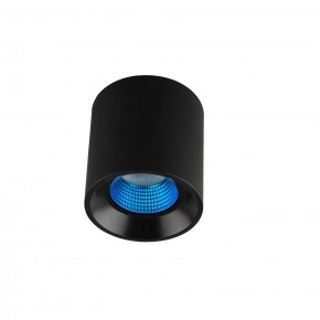 DK3090-BK+CY Светильник накладной IP 20, 10 Вт, GU5.3, LED, черный/голубой, пластик в Урае - uray.ok-mebel.com | фото