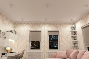 DK3090-WH+CH Светильник накладной IP 20, 10 Вт, GU5.3, LED, белый/хром, пластик в Урае - uray.ok-mebel.com | фото 2