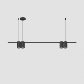 DK4061-BK Подвесной светильник ORBIT, IP20, 4xGU10 LED до 15 Вт, черный матовый, алюминий в Урае - uray.ok-mebel.com | фото 2