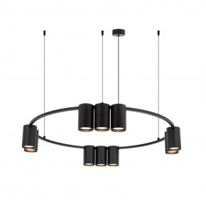 DK4065-BK Подвесной светильник ORBIT, IP20, 10xGU10 LED до 15 Вт, черный матовый, алюминий в Урае - uray.ok-mebel.com | фото 3