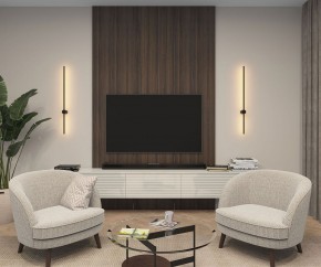 DK5014-BK Бра 1000 мм, 3000К, IP20, 12 Вт, черный, алюминий в Урае - uray.ok-mebel.com | фото 5