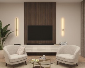 DK5014-SG Бра 1000 мм, 3000К, IP20, 12 Вт, матовое золото в Урае - uray.ok-mebel.com | фото 5