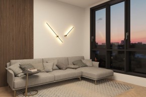 DK5014-SG Бра 1000 мм, 3000К, IP20, 12 Вт, матовое золото в Урае - uray.ok-mebel.com | фото 7