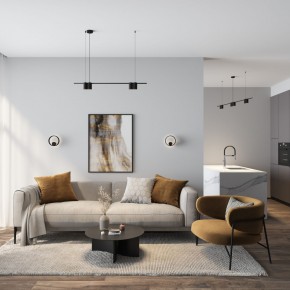 DK5060-BK Бра ORBIT, IP20, 3000К, LED, 10 Вт, черный матовый, алюминий в Урае - uray.ok-mebel.com | фото 6