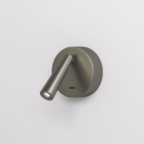 DK5072-DN Бра SHINE WALL со светодиодом, D104*H68, IP20, 3000К, 3W, RA?90, темный никель, алюминий в Урае - uray.ok-mebel.com | фото
