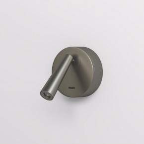 DK5072-DN Бра SHINE WALL со светодиодом, D104*H68, IP20, 3000К, 3W, RA?90, темный никель, алюминий в Урае - uray.ok-mebel.com | фото 2