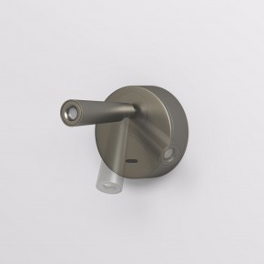 DK5072-DN Бра SHINE WALL со светодиодом, D104*H68, IP20, 3000К, 3W, RA?90, темный никель, алюминий в Урае - uray.ok-mebel.com | фото 3