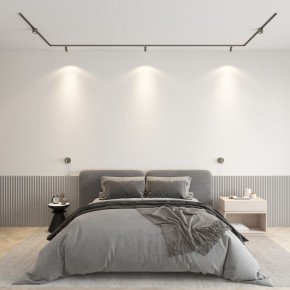 DK5072-DN Бра SHINE WALL со светодиодом, D104*H68, IP20, 3000К, 3W, RA?90, темный никель, алюминий в Урае - uray.ok-mebel.com | фото 4