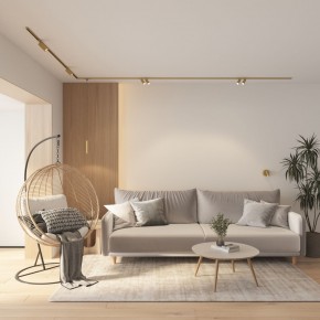 DK5072-SB Бра SHINE WALL со светодиодом, D104*H68, IP20, 3000К, 3W, RA?90, сатинированная латунь, алюминий в Урае - uray.ok-mebel.com | фото 8