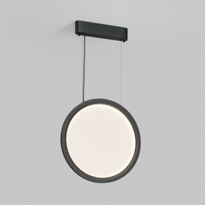 DK6604-BK Подвесной вертикальный светильник Veil со светодиодом H1500 d450 220V 36W 3000-6000K IP20 черный алюминий в Урае - uray.ok-mebel.com | фото