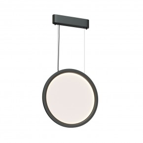 DK6604-BK Подвесной вертикальный светильник Veil со светодиодом H1500 d450 220V 36W 3000-6000K IP20 черный алюминий в Урае - uray.ok-mebel.com | фото 3