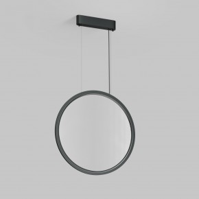 DK6606-BK Подвесной вертикальный светильник Veil со светодиодом H1700 d600 220V 48W 3000-6000K IP20 черный алюминий в Урае - uray.ok-mebel.com | фото 4